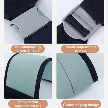 🎁2026 Sale-50% Off👶4-in-1 Breathable Baby Carrier – 0-36 Months, Front/Back/Facing In/Out – Hands-Free Comfort for Parent & Baby! ✨
