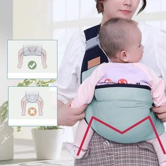 🎁2026 Sale-50% Off👶4-in-1 Breathable Baby Carrier – 0-36 Months, Front/Back/Facing In/Out – Hands-Free Comfort for Parent & Baby! ✨