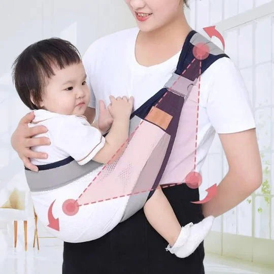 🎁2026 Sale-50% Off👶4-in-1 Breathable Baby Carrier – 0-36 Months, Front/Back/Facing In/Out – Hands-Free Comfort for Parent & Baby! ✨