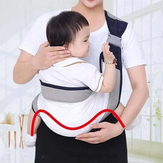 🎁2026 Sale-50% Off👶4-in-1 Breathable Baby Carrier – 0-36 Months, Front/Back/Facing In/Out – Hands-Free Comfort for Parent & Baby! ✨