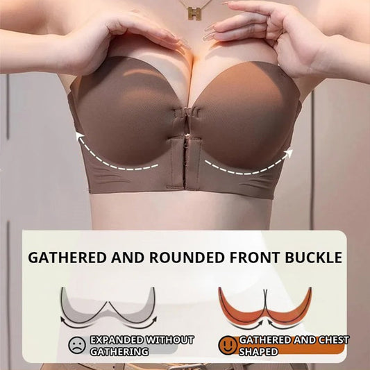 🥰Hot Sale 50% OFF👙Women's Non-Slip Front Closure Strapless Bra