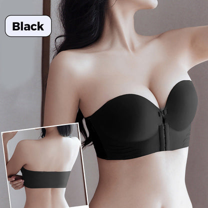 🥰Hot Sale 50% OFF👙Women's Non-Slip Front Closure Strapless Bra