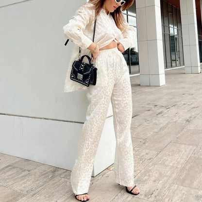 🍁Autumn New Releases🍁Women's Two-Piece Leopard Print Set