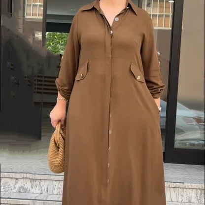 ✨New Arrival✨Button-Down Shirt & Wide-Leg Pants 2-Piece Set