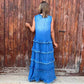 🌷Limited Time 74% OFF💞Fashion V-Neck Sleeveless Layered Ruffled Dress