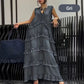 🌷Limited Time 74% OFF💞Fashion V-Neck Sleeveless Layered Ruffled Dress