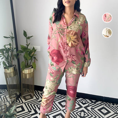 🌸42% off Autumn Suits🌸 Casual Floral Print Two-Piece Set