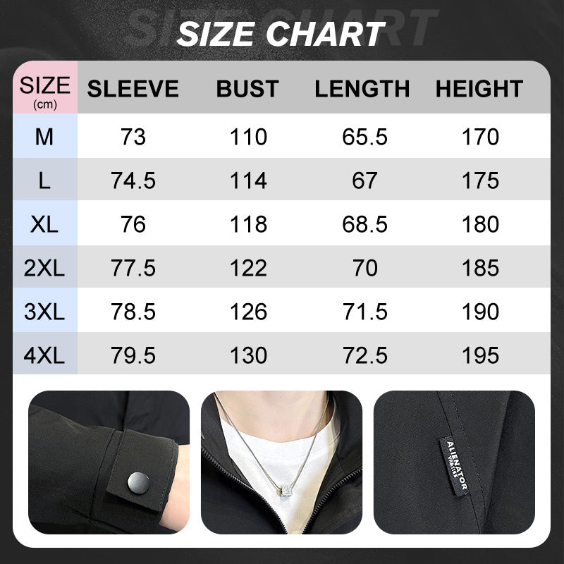 BEST SELLING 64%OFF--Men's Stylish Full Zip Jacket with Pockets