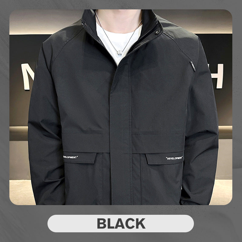 BEST SELLING 64%OFF--Men's Stylish Full Zip Jacket with Pockets