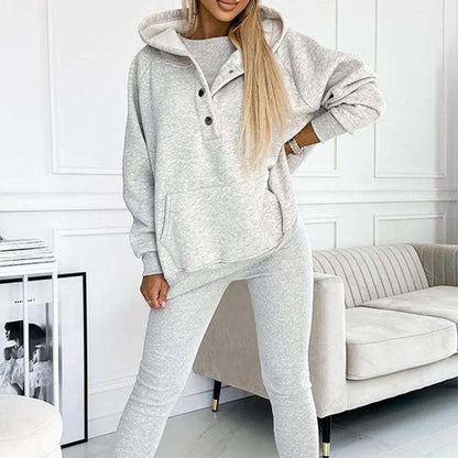 💥New Arrival🏆Hooded Casual and Comfortable Sweatshirt Three-Piece Set