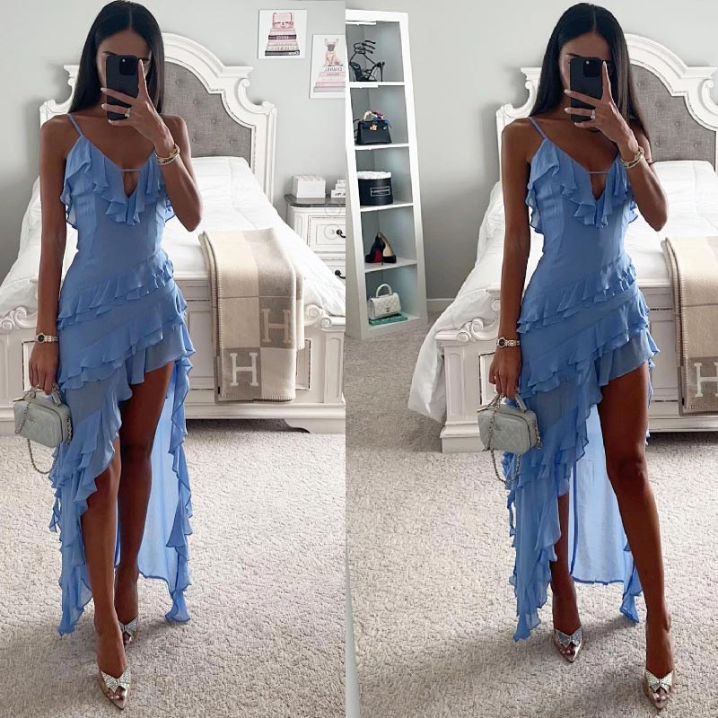 Limited time 55% OFF🔥Lady's Monochrome Sexy Evening Dress