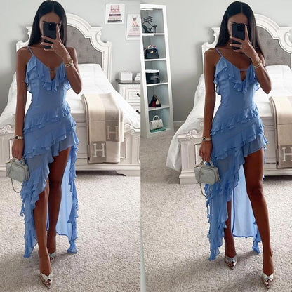 Limited time 55% OFF🔥Lady's Monochrome Sexy Evening Dress