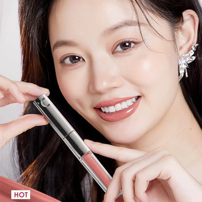 ✨2024 for Best 2 IN 1 Moisturizing Shimmer Waterproof Long Lasting Double Head Lipstick