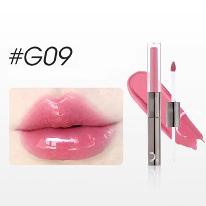 ✨2024 for Best 2 IN 1 Moisturizing Shimmer Waterproof Long Lasting Double Head Lipstick
