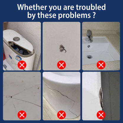 💧Multi-functional waterproof and anti-corrosion repair adhesive🔥 (suitable for ceramic floor tiles, walls, and kitchen countertops)