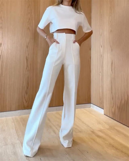 🍁Autumn Sale🍁Temperament Solid Color Causal Suit