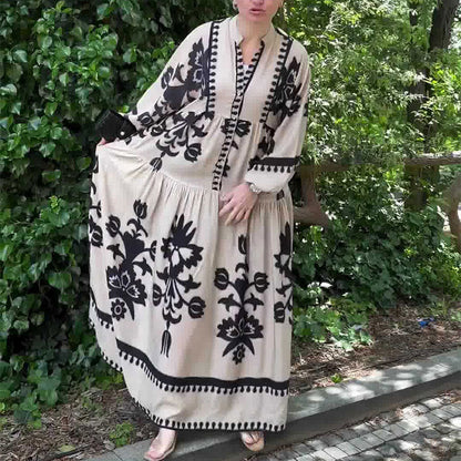 🌷Limited Time 33% OFF💞Women's Retro Maxi Dress