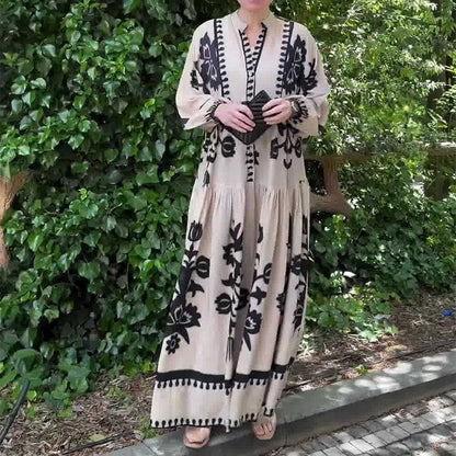 🌷Limited Time 33% OFF💞Women's Retro Maxi Dress