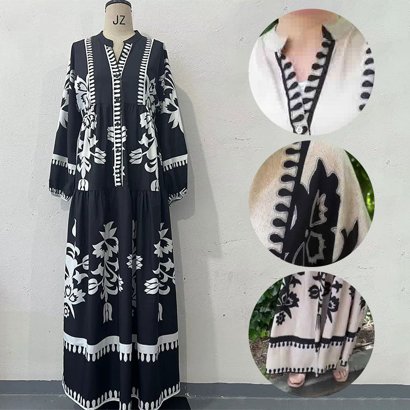 🌷Limited Time 33% OFF💞Women's Retro Maxi Dress