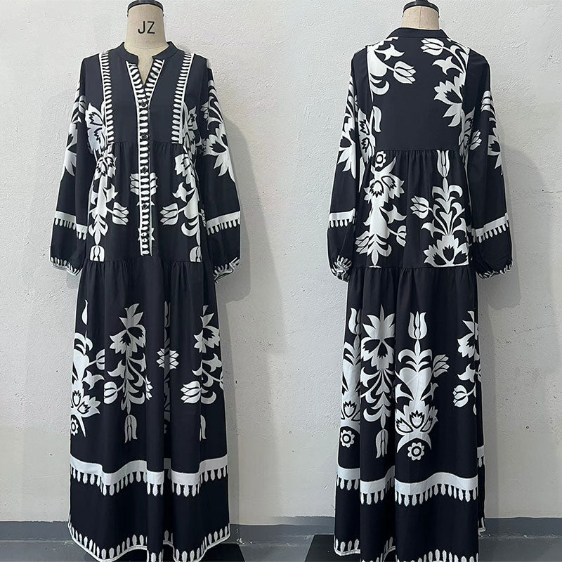 🌷Limited Time 33% OFF💞Women's Retro Maxi Dress