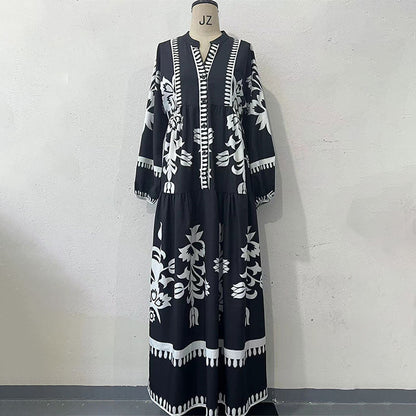 🌷Limited Time 33% OFF💞Women's Retro Maxi Dress