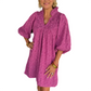 🌷Limited Time 46% OFF💞Solid color carved elegant dress