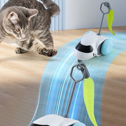 🔥HOT Sale🔥Smart Interactive Cat Toy with Fluffy Tail