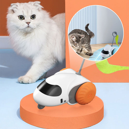 🔥HOT Sale🔥Smart Interactive Cat Toy with Fluffy Tail