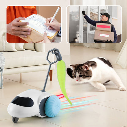 🔥HOT Sale🔥Smart Interactive Cat Toy with Fluffy Tail