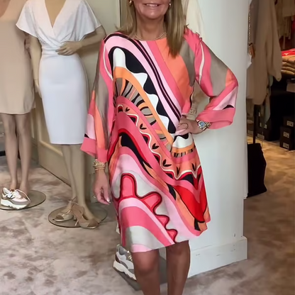 🔥HOT SALE-60% OFF💝Trendy Long Sleeve Printed Dress