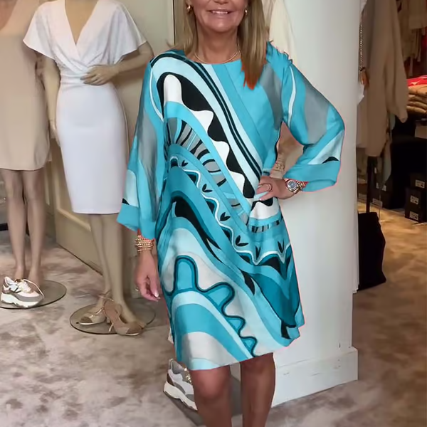 🔥HOT SALE-60% OFF💝Trendy Long Sleeve Printed Dress