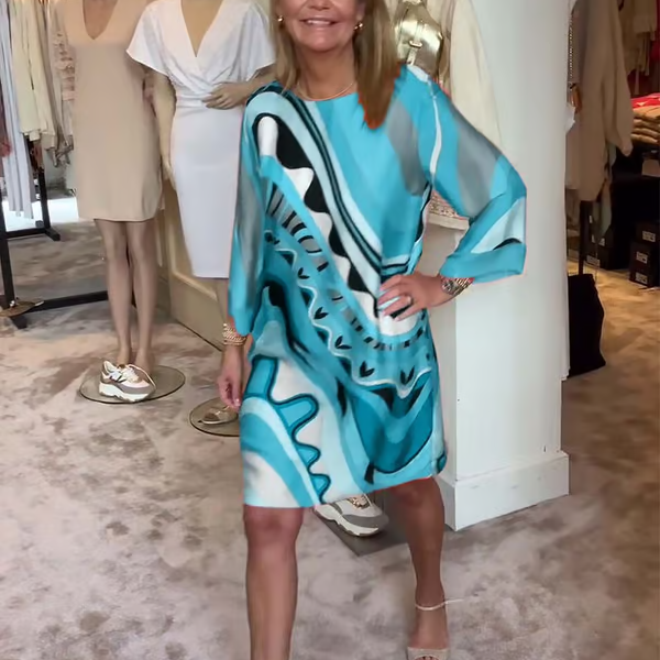 🔥HOT SALE-60% OFF💝Trendy Long Sleeve Printed Dress
