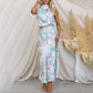 🌷Limited Time 67% OFF💞Love In The Garden Floral Halter Neck Elastic Waist Maxi Dress