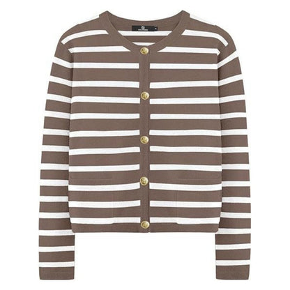 🌷Limited Time 40% OFF💞Trendy Striped Cardigan Sweater with Pockets