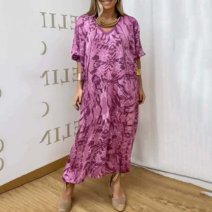 🌷Limited Time 56% OFF💞Women’s Fall Fashion Casual Printed Dress Two-Piece Set