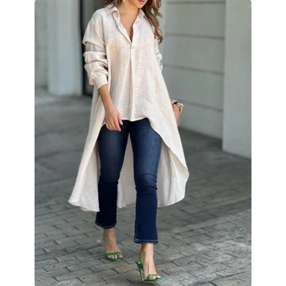 🌷Limited Time 26% OFF💞Women's Elegant Long Lapel Shirt