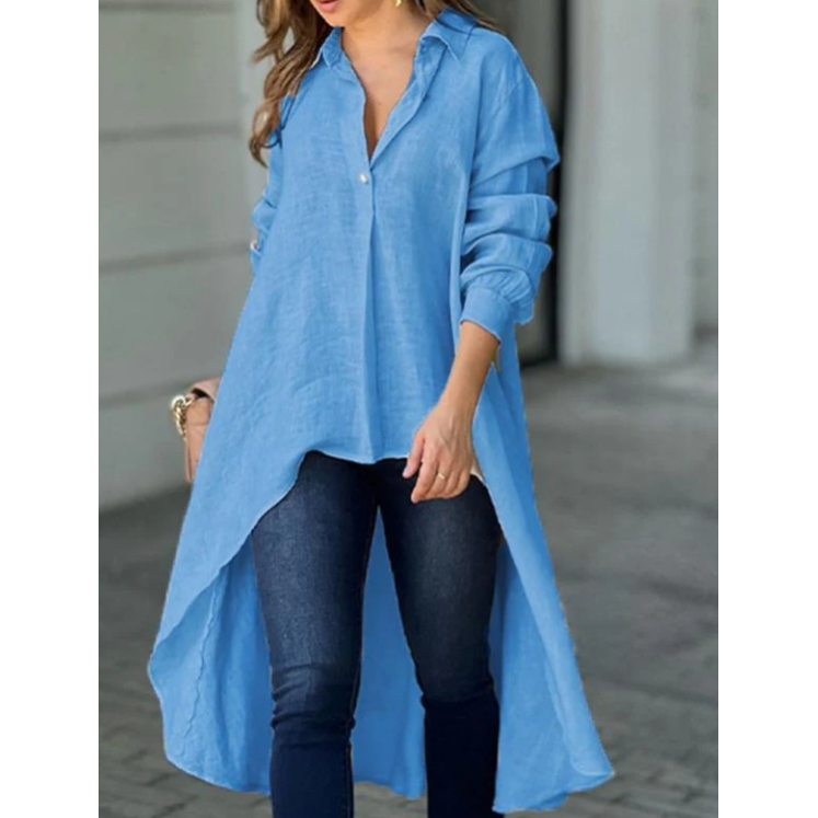 🌷Limited Time 26% OFF💞Women's Elegant Long Lapel Shirt