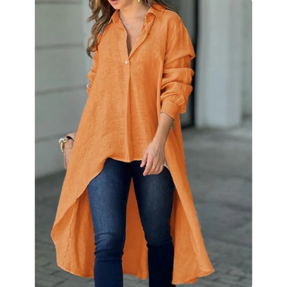 🌷Limited Time 26% OFF💞Women's Elegant Long Lapel Shirt