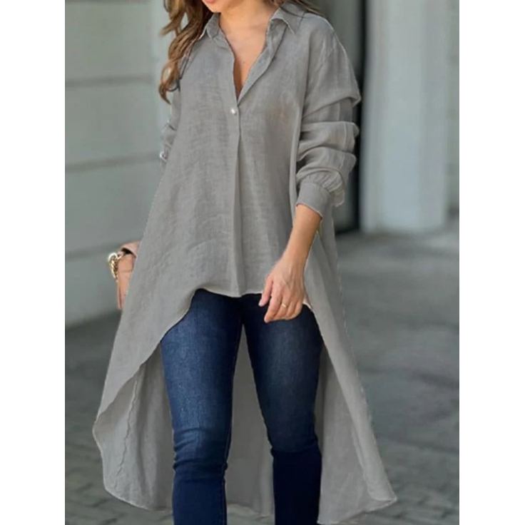 🌷Limited Time 26% OFF💞Women's Elegant Long Lapel Shirt