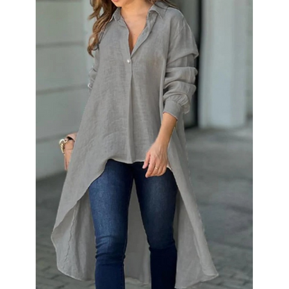 🌷Limited Time 26% OFF💞Women's Elegant Long Lapel Shirt