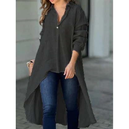 🌷Limited Time 26% OFF💞Women's Elegant Long Lapel Shirt