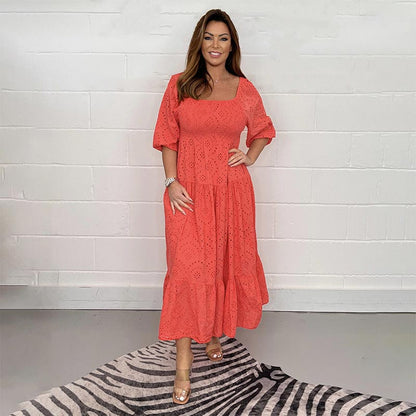 🌷Limited Time 42% OFF💞Women's Comfortable Relaxed Solid-color Dress