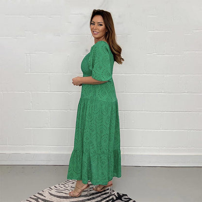 🌷Limited Time 42% OFF💞Women's Comfortable Relaxed Solid-color Dress