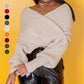 ✨New Arrival✨Women's Solid Knitted Sweater Scarf with Sleeves