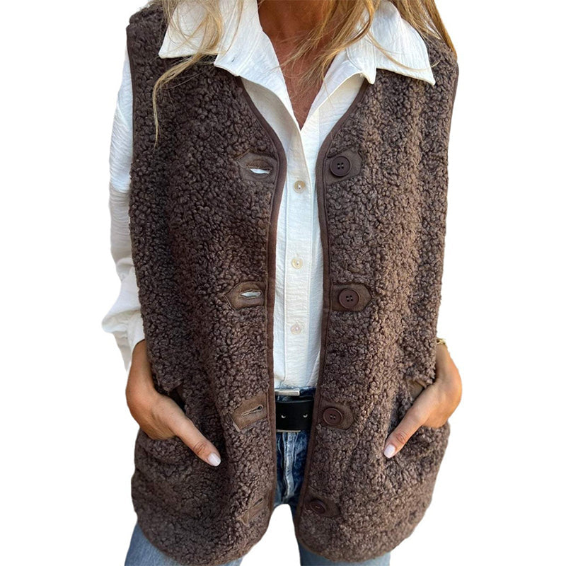 🍂 Last Day – 50% OFF 🎉 Women's Button-Down Quilted Warm Vest – Lightweight, Cozy & Stylish Layering Jacket