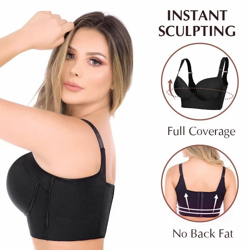 ✨New Arrival✨Deep Cup Bra Hide Back Fat With Shape Wear Incorporated