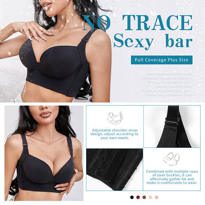 ✨New Arrival✨Deep Cup Bra Hide Back Fat With Shape Wear Incorporated