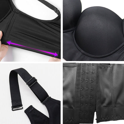 ✨New Arrival✨Deep Cup Bra Hide Back Fat With Shape Wear Incorporated