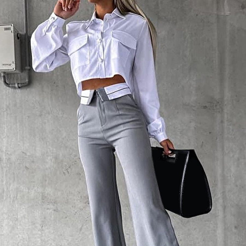 🎅Christmas Up to 50% off🎄Premium Women's Shirts (Two Piece Set)