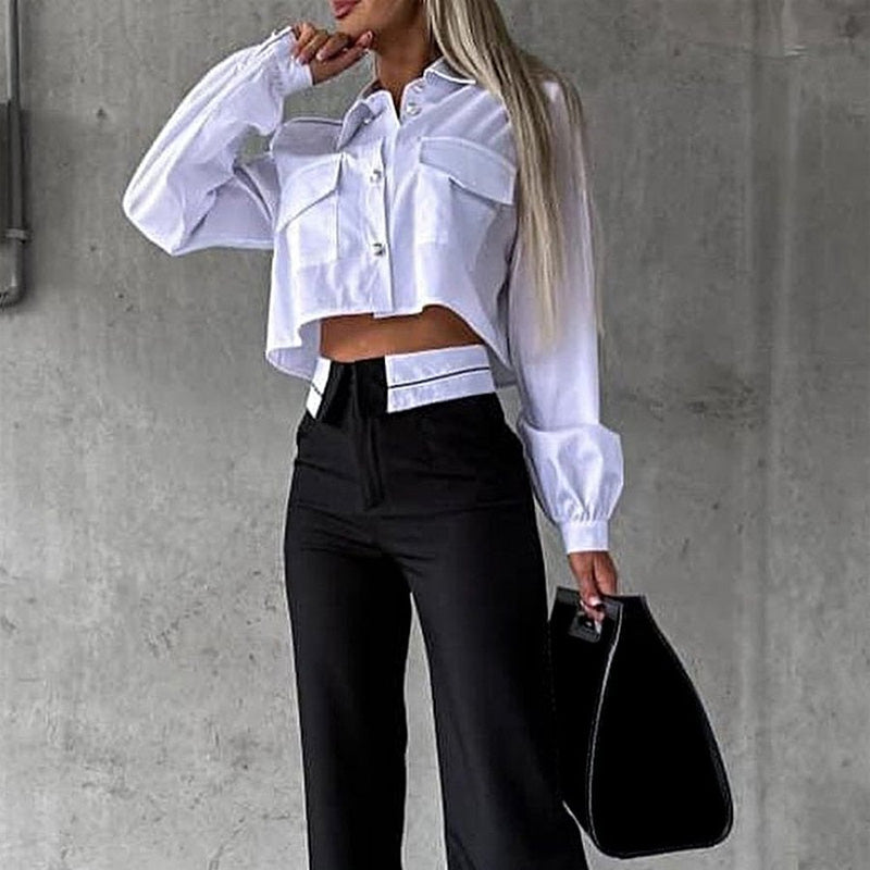 🎅Christmas Up to 50% off🎄Premium Women's Shirts (Two Piece Set)